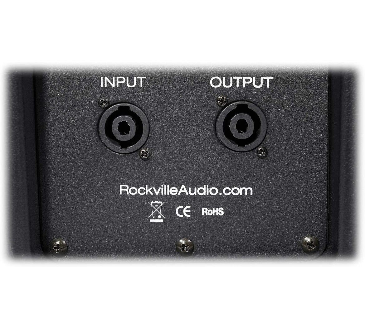 Rockville SPGN108 10" Passive 800 Watt DJ PA Speaker Lightweight Cabinet 8 Ohm
