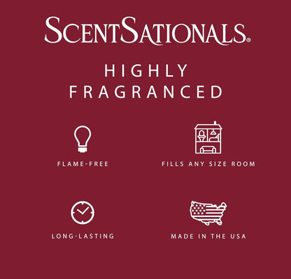 Scentsationals Wax Melts Strong Scent - Sugared Cranberries - Long Lasting Scented Melts for Warmers - 10oz (PACK OF 4)