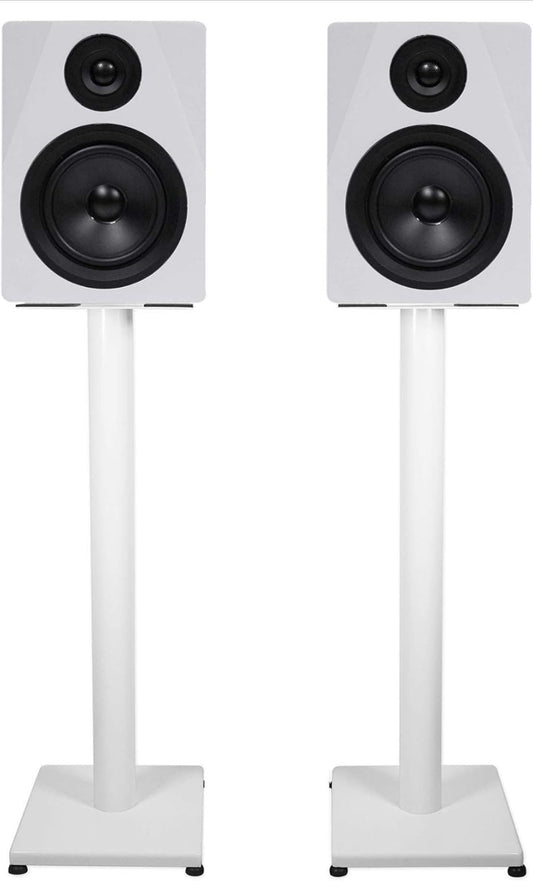 Rockville Pair APM5W 5.25" 250w Aangedrewe USB Studio Monitor Luidsprekers+29" Staanders