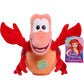 Disney Princess Singing and Snapping Sebastian 10" Plush Stuffed Animal, Red Crab - Kids Toys for Ages 3 Up by Just Play