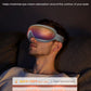 New Eyeris 1 Eye Massager w/ Remote Sleep Mask with Heat Compression, Headache Massager for Strain Migraine Relief Stye Eye