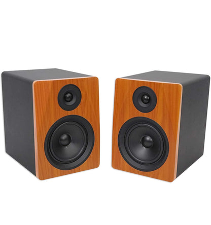 Rockville 5.25" 2-rigting 250W Aktiewe/Aangedrewe USB Studio Monitor Luidsprekerpaar (APM5C)