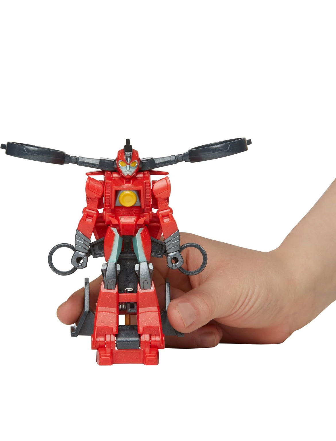 Transformers EarthSpark 1-Step Smash Changers Terran Twitch 4-Inch Action Figure, Robot Toys for Boys and Girls 6 and Up