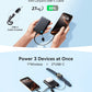 INIU Magnetic Portable Charger, Ultra Slim 10000mAh 45W Fast Charging Power Bank, Wireless Battery Pack with Foldable Stand - (Purple)