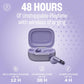 JBL Live Beam 3 - True wireless noise-cancelling closed-stick earbuds, 48Hrs total playback, Wireless Charging, 6 Mics for perfect calls, Multi-point connection, IP55 waterproof and dustproof (Purple)