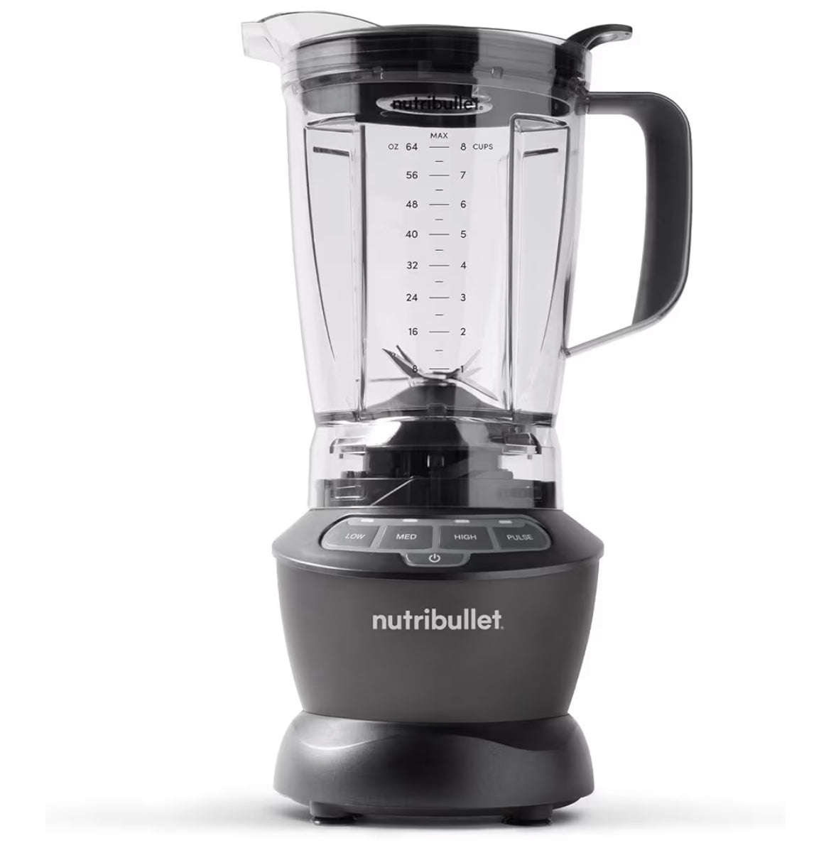 NutriBullet Kosvoorbereiding, en Vriesvermenging, 1.9 Liter, 1200 Watt - Donkergrys