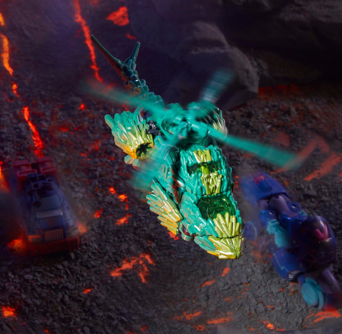Transformers Legacy United Deluxe Klas 5.5 duim Infernac Heelal Shard - Omskepbare Aksiefiguur (8+)