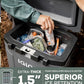 Igloo Trailmate Cooler 50Qt Durable Insulated Hard Shell Ice Chest - Carbonite