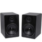 Rockville 2 APM8B 8" 500W Powered Studio Monitors+Stands+Pads and Headphones