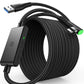 INIU Link Cable with Charging [16ft] for Meta Quest 3s Oculus Quest 3 Quest 2/Pro, Pico 4, PC VR, Steam VR, USB 3.0 High Speed Data Cable, USB C Charger Cord for VR Headset Accessories