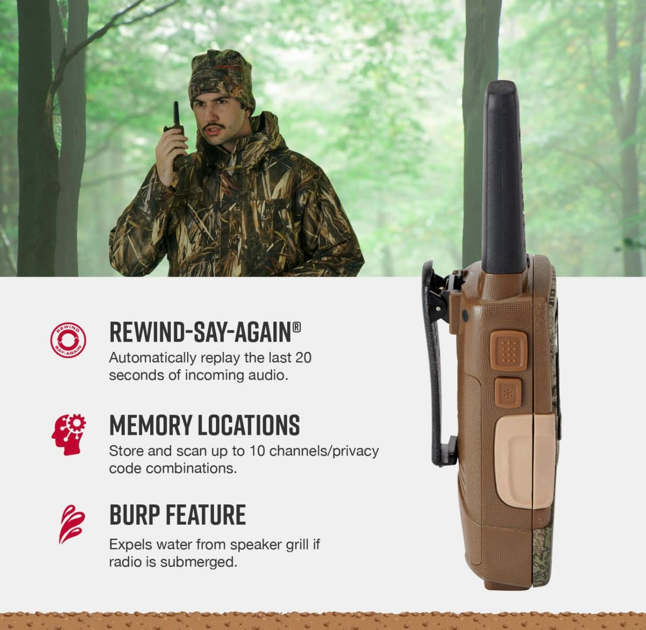 Cobra ACXT1035R FLT Waterdigte Handradio's - Herlaaibaar, Dryf, 22 Kanale, Langafstand 37-Myl Tweerigting Radiostel (2-pak)