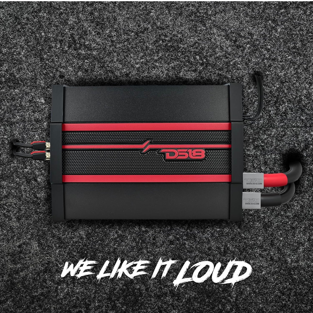 DS18 CANDY-X4B Car Amplifier 4-Channel Class D, 1600W Peak Power  Compact Size - New
