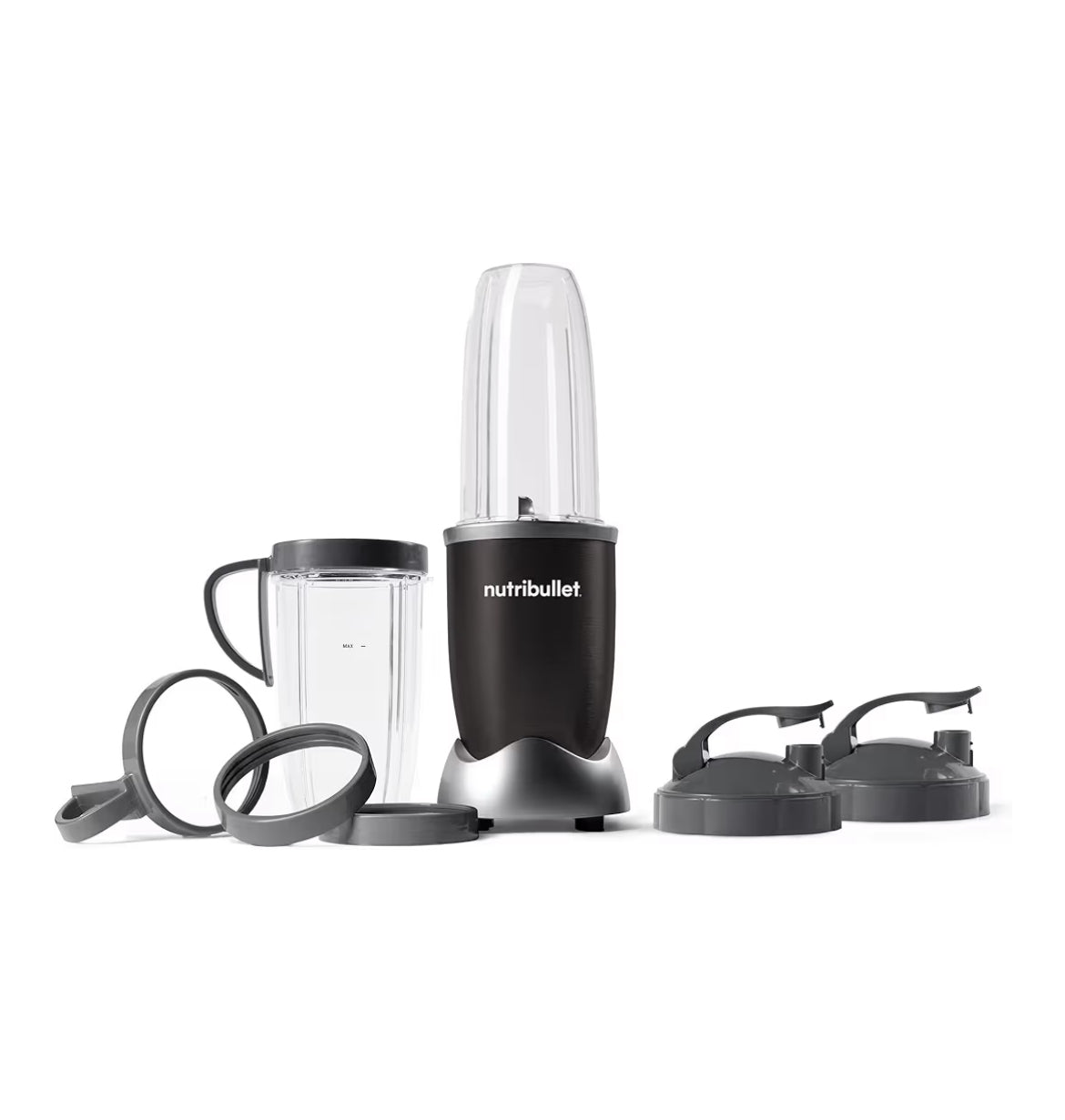 NutriBullet Pro Versapper 900W - Skommeldrankies, Smoothies - Onyx Swart