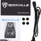 Rockville (2) DPM5C Dual Powered 5.25" 300 Watt Active Studio Monitor Speakers