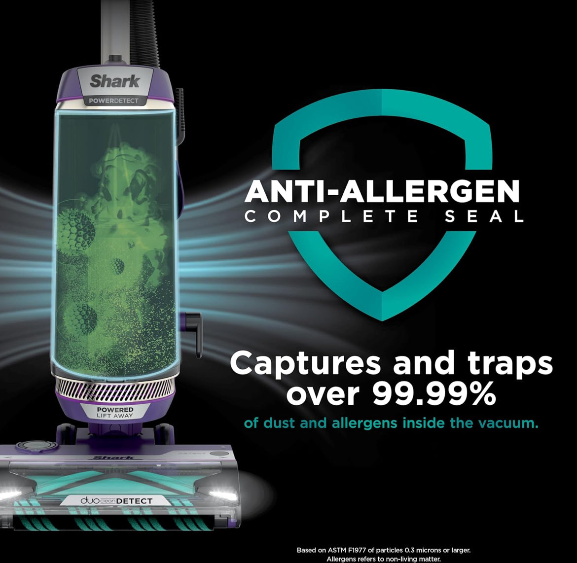 Shark POWER DETECT Upright Vacuum Cleaner with HEPA Filter, Heavy Duty Vacuum - NEW