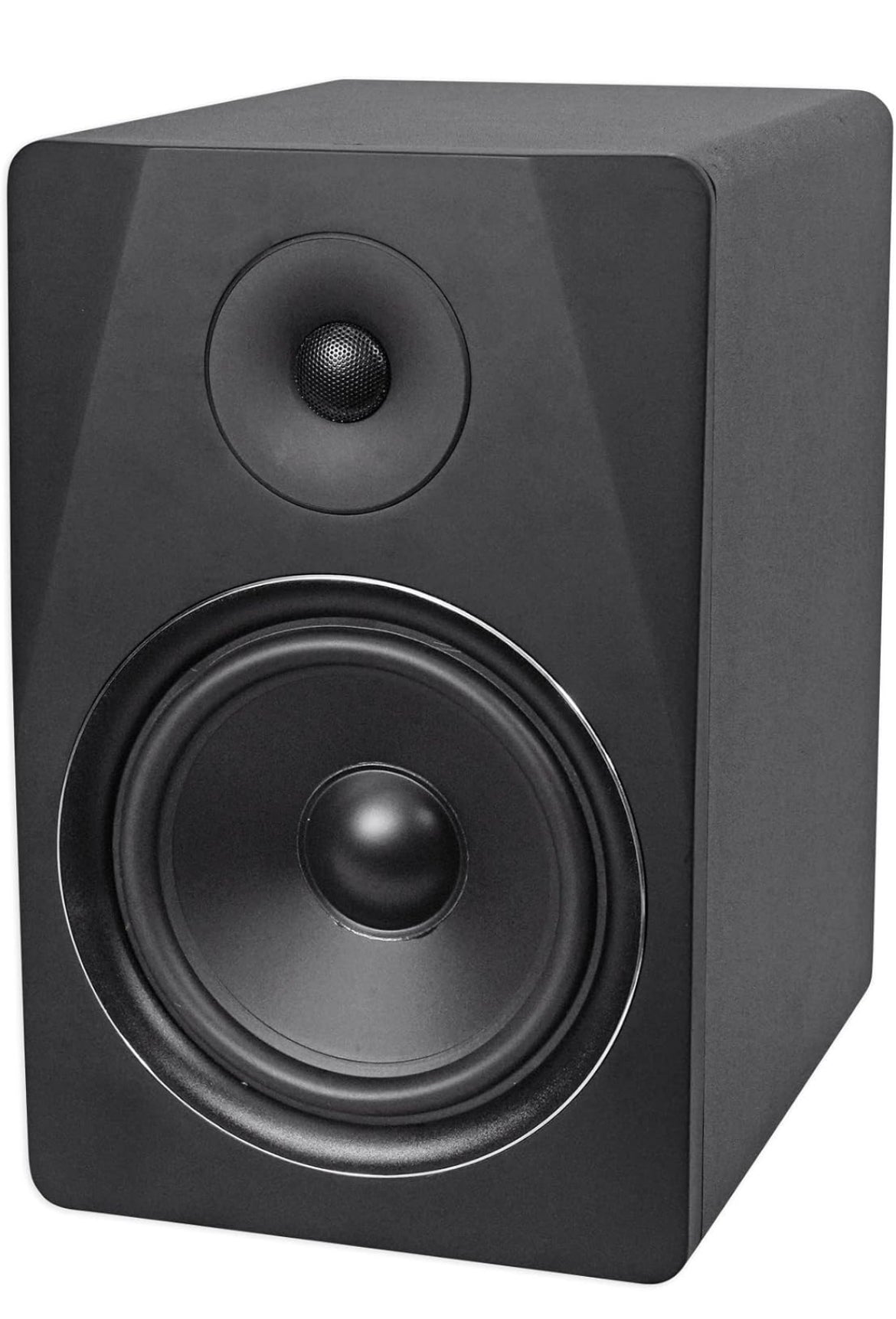 Rockville (2) DPM8B Dual Powered 8" 600w Active Recording Studio Monitors+Pads