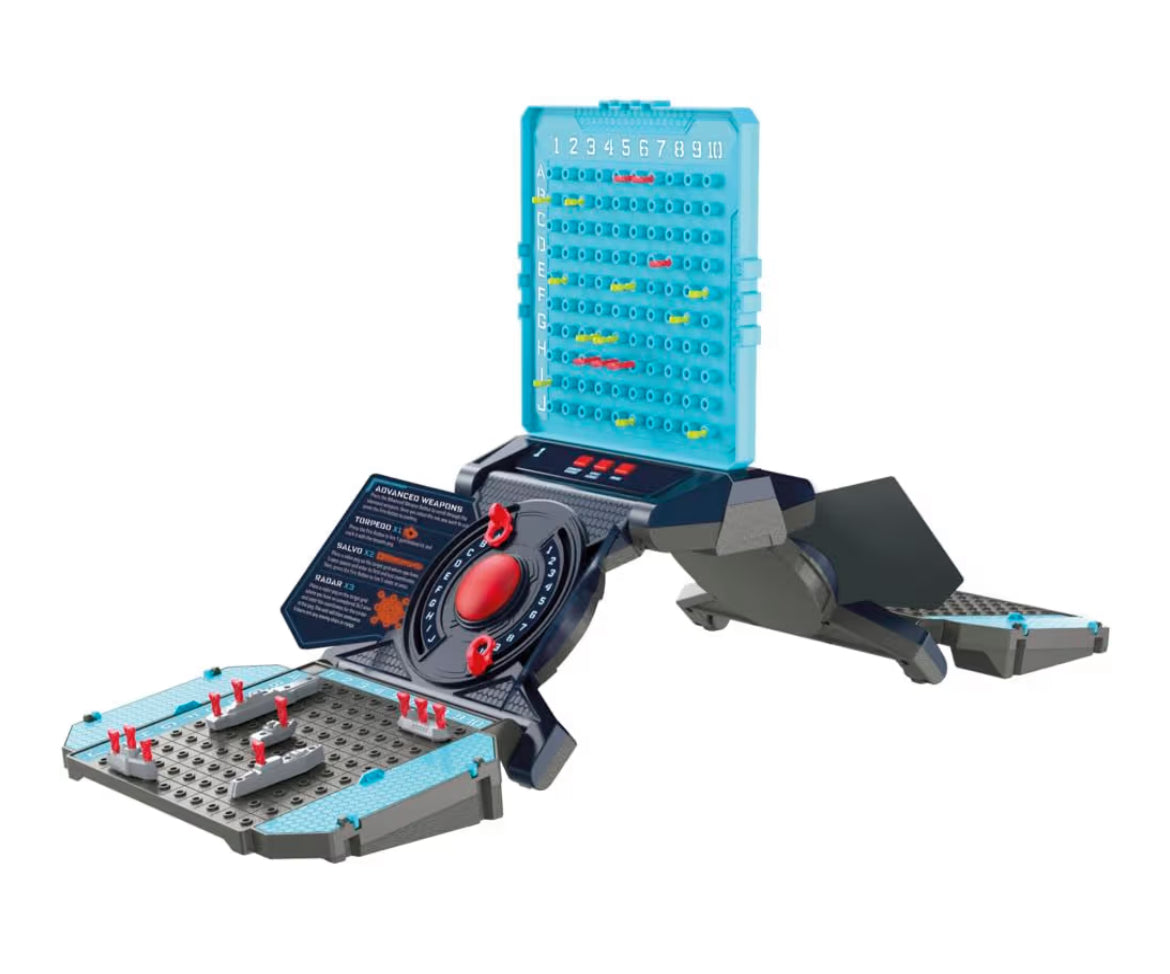 Hasbro Gaming Electronic Battleship Reloaded Board Game - Naval Combat Strategy Game with Sounds, Lights, Special Attacks