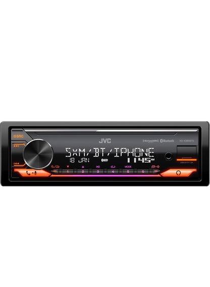 JVC KD-X380BTS Digitale Media Motorontvanger Met Bluetooth, USB, SiriusXM, Amazon Alexa