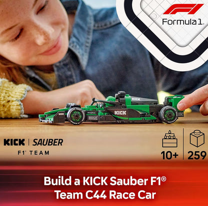 LEGO Speed Champions Kick Sauber F1-span C44-renmotortjie – Boustel vir kinders