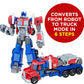 Transformers Toys Heroic Optimus Prime Action Figure - Timeless Large-Scale Figure, Changes into Toy Truck - Toys for Kids 6 and Up, 11-inch (Amazon Exclusive)