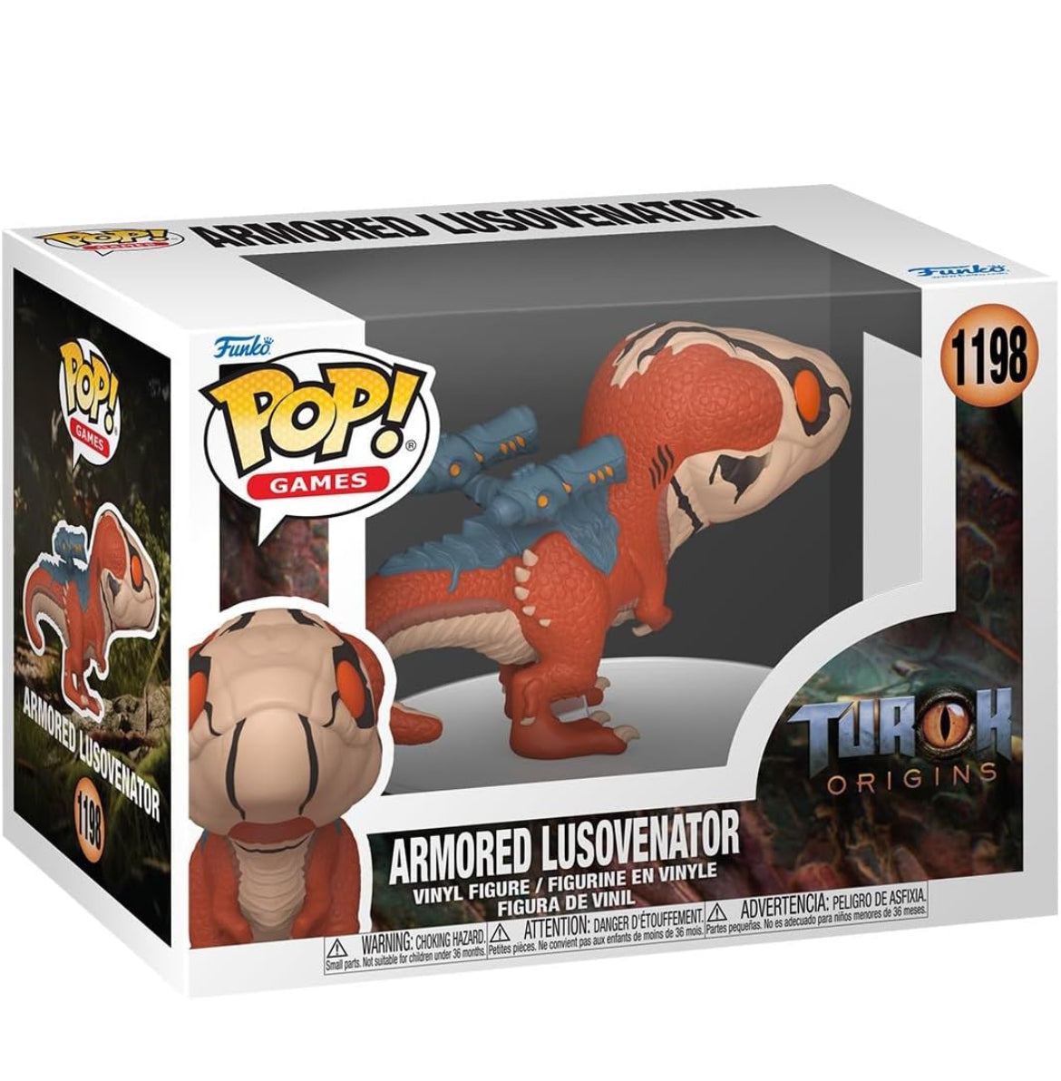 Funko Pop! Games: Turok Origins - Armored Lusovenator - Collectible Vinyl Figure