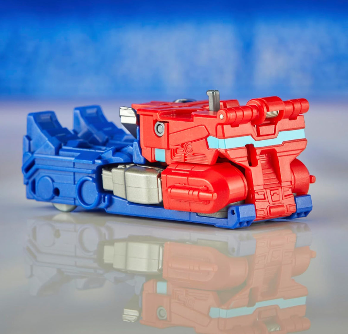 Transformers One Cog Changer Optimus Prime (Orion Pax) 4-Inch Robot Action Figure, Interactive Toys for Boys and Girls Ages 6 and Up