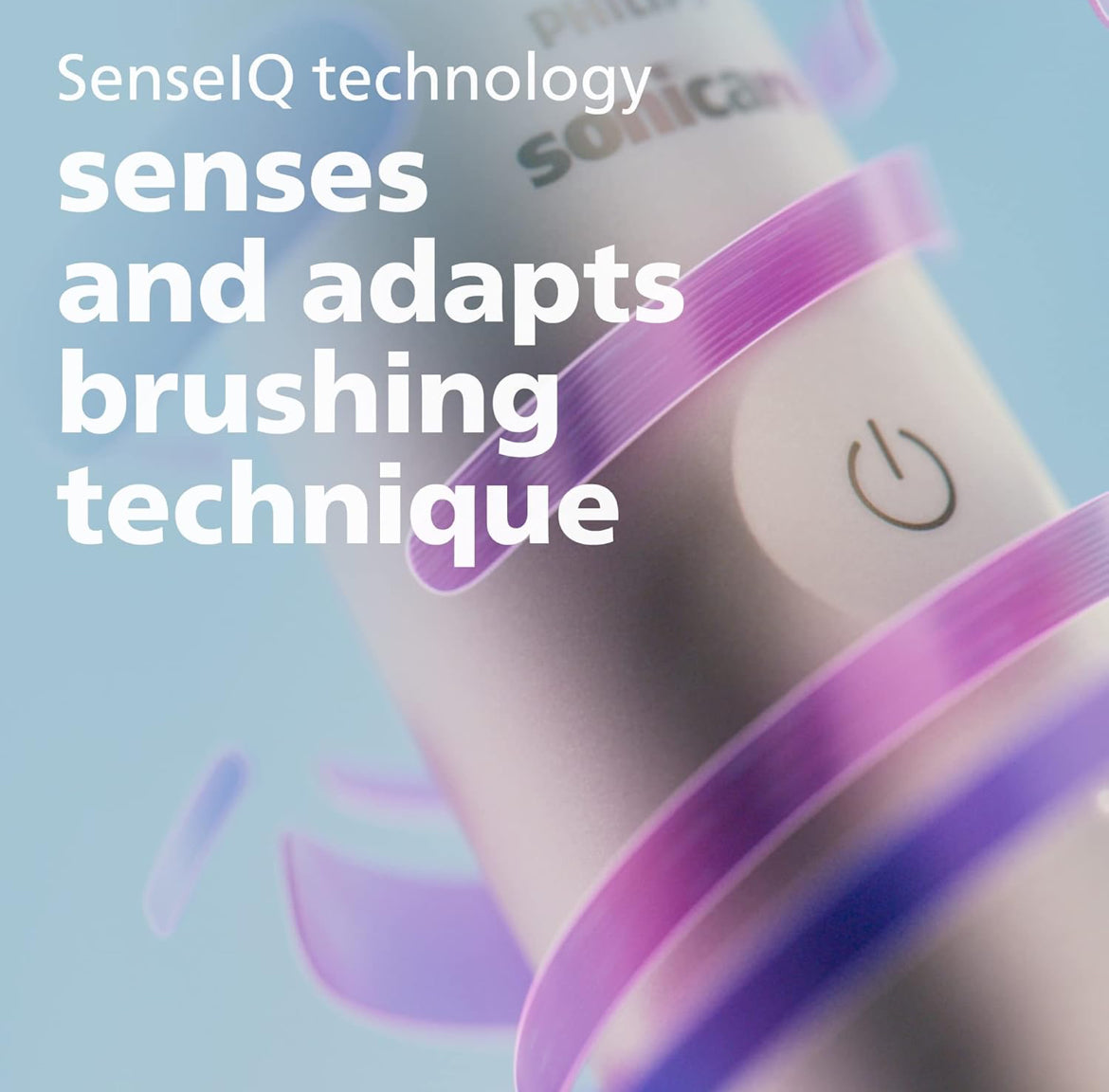 Philips Sonicare 9900 Prestige Herlaaibare Elektriese Kragtandeborsel met SenseIQ - (Pienk)
