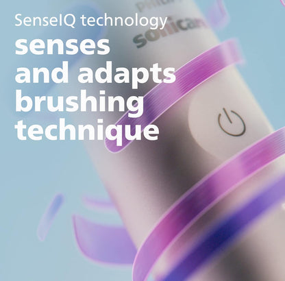 Philips Sonicare 9900 Prestige Herlaaibare Elektriese Kragtandeborsel met SenseIQ - (Pienk)