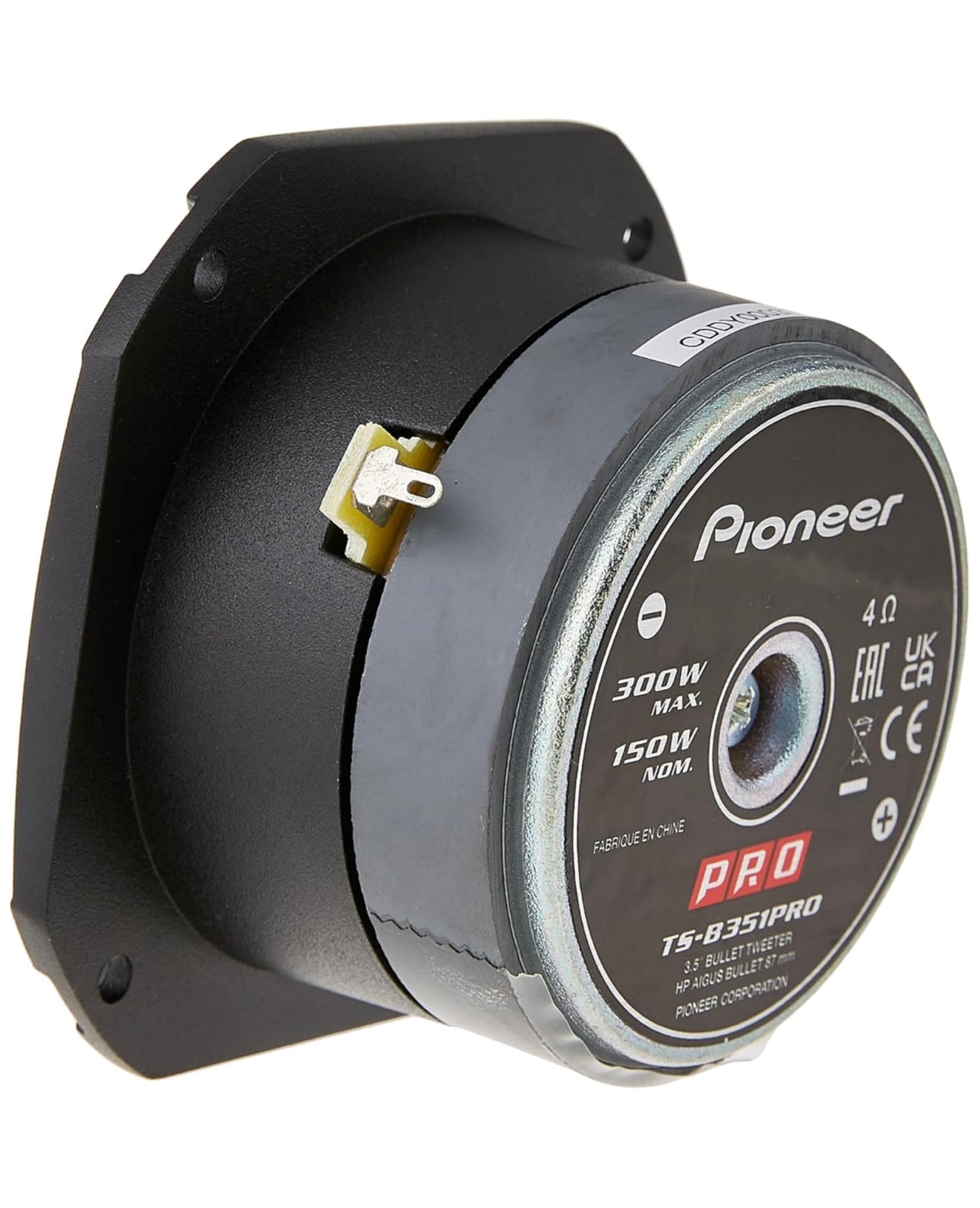 Pioneer TS-B351PRO, Car Audio Speakers, Full Range, Clear Sound Quality, Easy Installation and Enhanced Bass Response, 3-1/2” Speakers