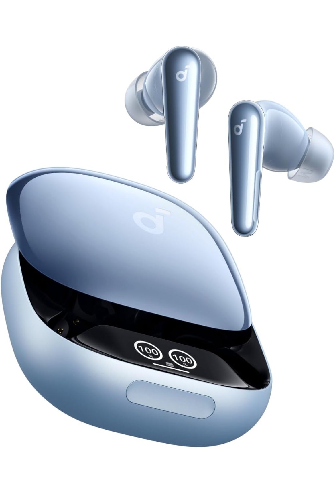 Soundcore Liberty 4 Pro by Anker, Noise Cancelling Wireless Earbuds, 7-Sensor and Real-Time Adaptive Noise Cancelling, 2× Faster Charging, Studio-Level Hi-Fi Music, Clear Calls with 6 Mics and AI