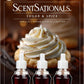 ScentSationals Sugar & Spice Fragrance Oil Plug In Air Freshener Refills 3-Pack - Works w/ Scentsationals Wall Plugs - Packaging May Vary