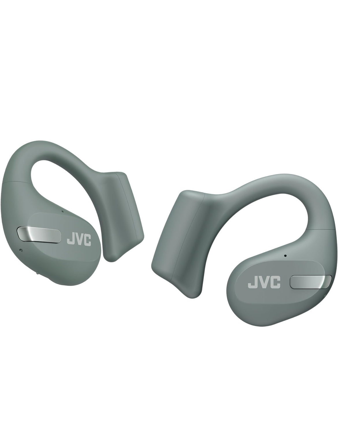 JVC New Nearphones Open Ear True Wireless Headphones with 16mm Large Drivers for Powerful Sound, Single Ear use, Compact Size, and Long Battery Life (up to 38 Hours) - HANP50TG (Green)