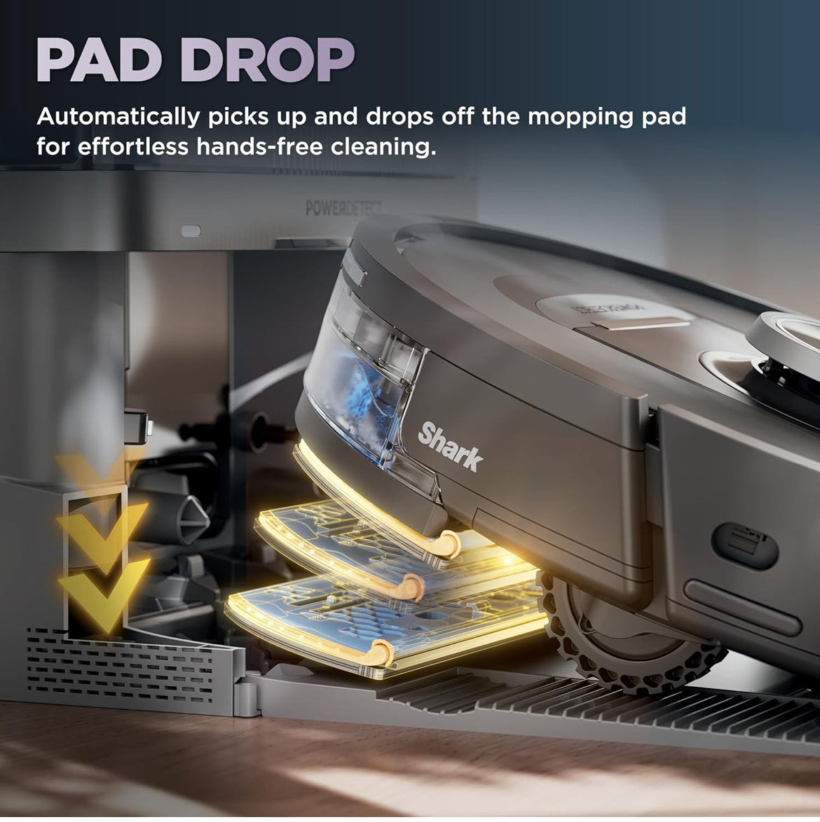 Shark Power Detect NeverTouch, Self-Empty & Self-Refill, Robot Vacuum and Mop - NEW