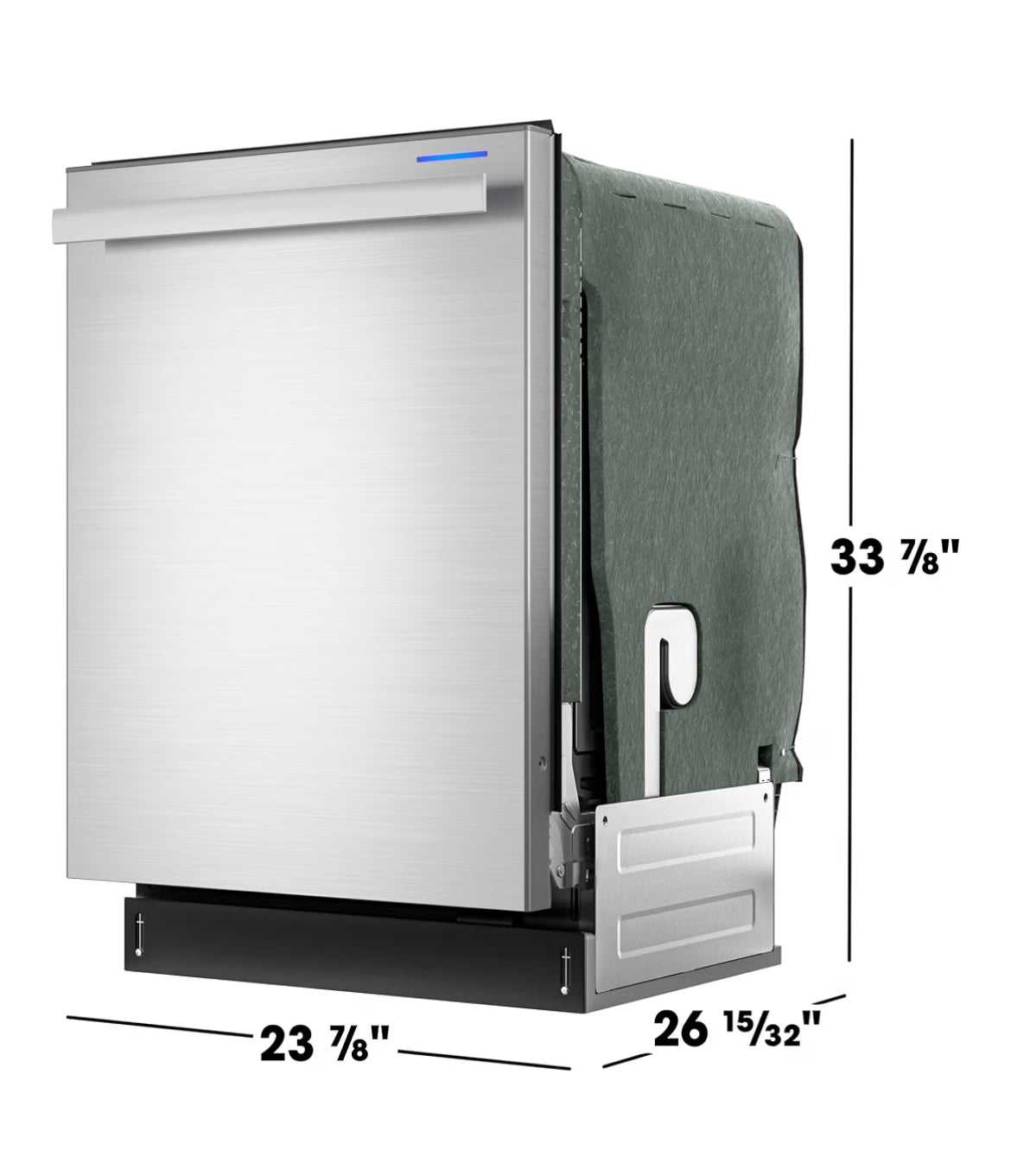 Sharp SDW6757ES 24 in. Top Control Handle 45 dBA Dishwasher
Soil Sensors, Premium White LED Interior Lighting, Smooth Glide Rails, Heated Dry Option, Power Wash Zone