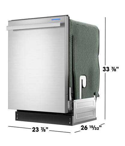 Sharp SDW6757ES 24 in. Top Control Handle 45 dBA Dishwasher
Soil Sensors, Premium White LED Interior Lighting, Smooth Glide Rails, Heated Dry Option, Power Wash Zone
