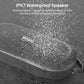 PA1 Bluetooth Portable Speaker Built-in Microphone Stereo Sound, 25H Playtime, IPX7 Waterproof - Black