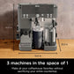 Ninja Luxe Cafe Premier Series, Espresso Machine, Drip Coffee, Rapid Cold Brew, Integrated Grinder, Hands-Free Frother