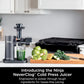 Ninja NeverClog Cold Press Juicer, Powerful Slow Juicer with Total Pulp Control, Countertop, Electric, 2 Pulp Functions - Charcoal (JC151)