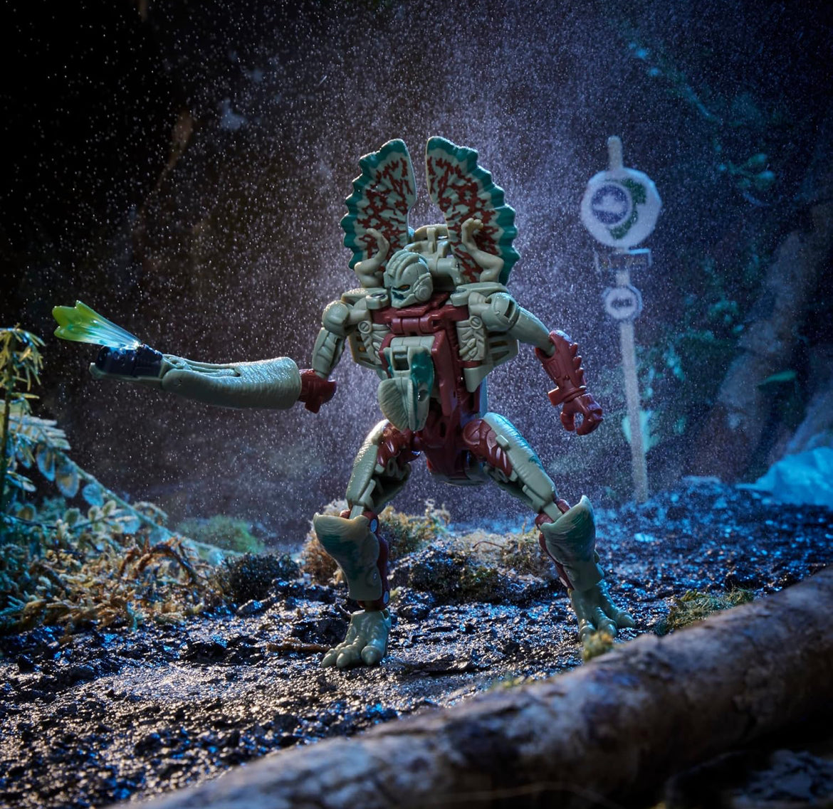 Transformers Collaborative Jurassic Park x Toys Dilophocon & Autobot JP12, Aksiefigure vir Seuns en Dogters 8 Jaar en Ouer