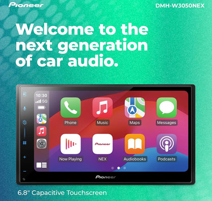 Pioneer DMH-W3050NEX 6.8" Capacitive Touchscreen Double Din Car Stereo
Digital Multimedia Receiver, Wireless Apple CarPlay & Android Auto, Bluetooth, Backup Cam, Maestro, HD Radio, Hi-Volt RCA