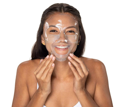 Neutrogena Hydro Boost Bevogtigende & Hidrerende 100% Hidrogelvelmasker vir Droë Vel met Hialuroonsuur - 28g (12 Pak)
