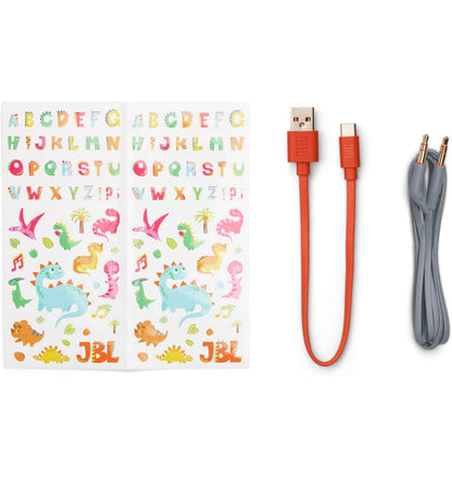 JBL Junior 470NC - Draadlose Oorfoon Ruis-kansellerende Oorfone vir Kinders Veilige Klank (<85dB), Pas vir Kinders, Ouerkontrole met Aanpasbare Volume & Speeltyd en 50 Uur Batterylewe (Wit)