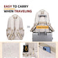 College Backpack, Travel Laptop Backpacks, Large Kids School Bag for Teens Girls Boys Students Bookbag Fit for 15.6 Inch Computer Waterproof Business Work Back Pack for Women Men Daypack Beige