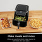 Ninja Air Fryer Pro 5-in-1, 5 QT Capacity, Air Fry, Bake, Roast, Reheat, and Dehydrate, Air Crisp Technology, Nonstick Basket & Crisper Plate, Grey, AF142
