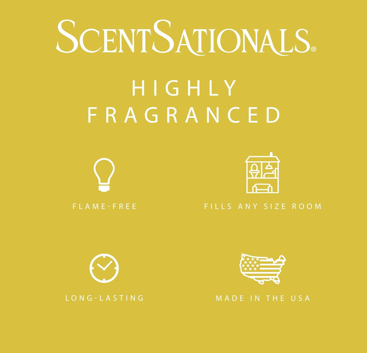 Scentsationals Wax Melts, Wax Cubes Strong Scent - Frozen Lemonade - Long Lasting Scented Wax Melts for Warmer - 10oz (Pack of 4)