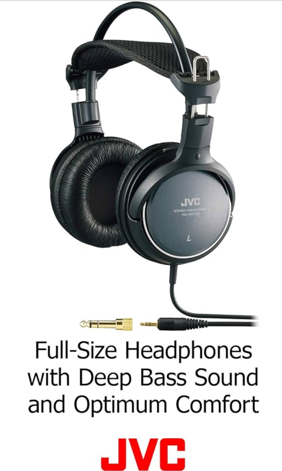 JVC HARX700 Presisie Klank Volgrootte Oorfone - Swart