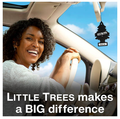 LITTLE TREES Motorlugverfrisser | Hangende Boom Verskaf Langdurige Geur vir Motor en Huis – (Wees Vriendelik)