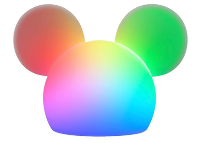 Mickey Mouse Squishy Color Changing, Night Light for Kids, USB Lamp, Battery Operated, Dimmable