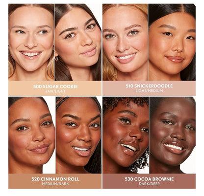 COVERGIRL TruBlend Skin Enhancer Baked Luminous Finishing Face Powder, with Hyaluronic Acid and White Rose Extract, Sheer & Buildable - 520 Cinnamon Roll