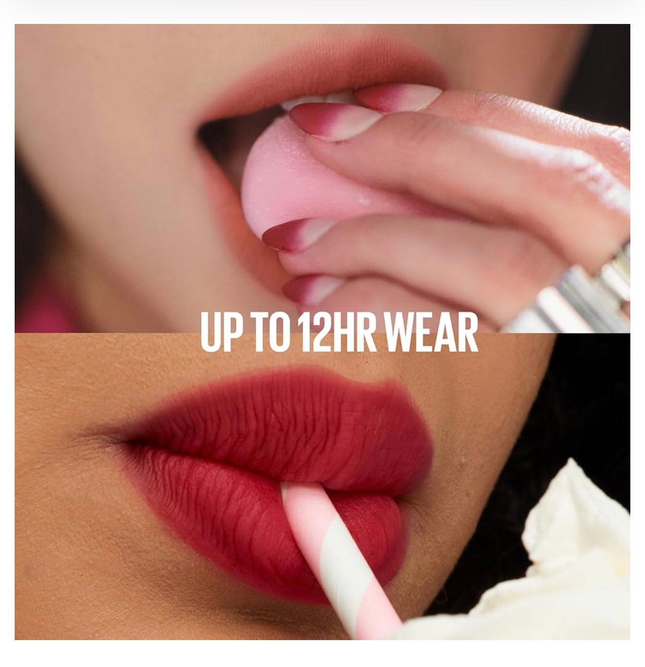 MAYBELLINE Super Stay Teddy Lip Tint, Langblywende Mat Lipstiffie Vir Tot 12 Uur Drag - (Endgame) 1 stuk